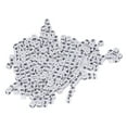 thumbnail image 1 of Acrylic Beads, Smoothing Surfaces Widely Used Acrylic Number Beads White  For Jewelry Making, 1 of 8