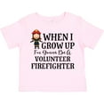 thumbnail image 3 of Inktastic Volunteer Firefighter Future Girls Girls Toddler T-Shirt, 3 of 5