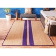 thumbnail image 3 of Chouhan Rugs Natural Jute Purple Lined Rug Bohemian Rug Decor Rug Handwoven Rug Custom Rug Decorative Rug, 3 of 8