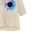 thumbnail image 4 of Camisas de lino y algodón para mujer, informal, con botones, sueltas, para la playa, blusa de talla grande Fridja  hj1110, 4 of 5