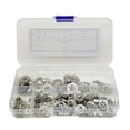 thumbnail image 1 of BTOER 200pcs Internal Tooth Lock Washer Quick Washer Plum Blossom Snap Ring Bearing Internal Tooth Locking Gasket Fasteners Hardware, 1 of 9