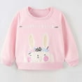 thumbnail image 4 of Antinious Toddler Boys Fall Winter Hoodies Tops,Casual Long Sleeve Sweatshirt for Boys Girls,Boys Long Sleeve Prints Shirts Casual Crewnecks Dressy Casual Blouses,Pink,140, 4 of 5