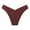 Wine, variant on HOMBOM Womens Low Rise Panties Seamless Briefs Purple Cheeky No-Show Underwear for Ladies S