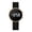 Golden Black Belt, variant on Elegant Women's LED Digital Watch, Date & World Time, Gold Bezel, Silicone Strap, Battery Powered, Minimalist Design, Ideal Gift