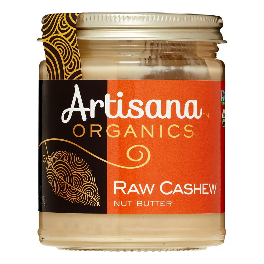 Artisana Organic Raw Cashew Butter, 8 Oz