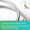 thumbnail image 4 of SHAR Anti-Twist Shower Hose, Shower Hose 2.0 M, Rubber, White, 4 of 5