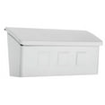 thumbnail image 6 of Architectural Mailboxes Wayland Contemporary Galvanized Steel Wall Mount White Mailbox, 6 of 6
