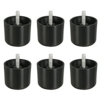6 Pack 2 x 2.17 Inch Furniture Legs, Plastic Sofa Coach Legs Tapered Replacement Legs
