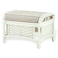 thumbnail image 2 of Alexa Living Armchair w/Ottoman White Color, Natural Rattan Wicker Handmade Design, 2 of 8