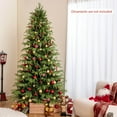 thumbnail image 4 of Costway 8 FT Artificial Christmas Tree with 470 Warm White LED Lights, 1470 Branch Tips, 4 of 9