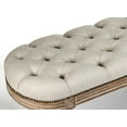 thumbnail image 4 of Zentique ZEN03 E272 A003 Michel Tufted Bench, Natural Linen - 62 x 20 x 16 in., 4 of 5