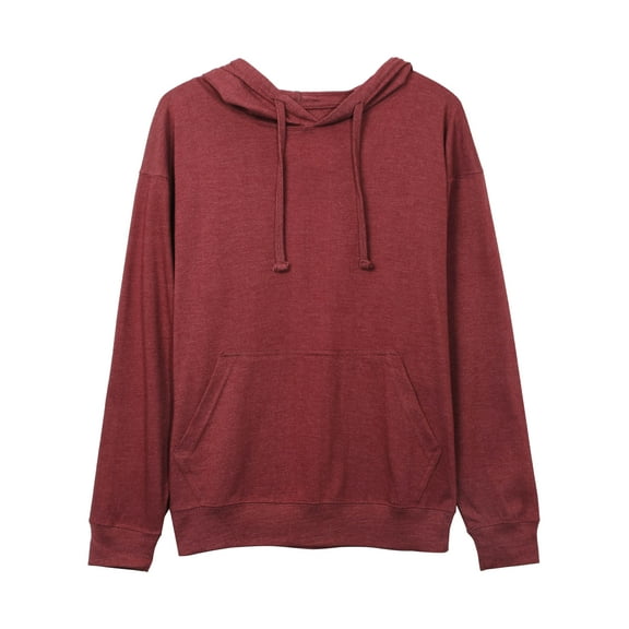 Hat and Beyond Men's Lightweight Kangaroo Pocket Pullover Hoodie