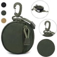 thumbnail image 2 of Portable Men Tactical Wallet Key Pouch Military Mini Coin Purses Small Waist Bag, 2 of 9