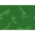 thumbnail image 1 of Ahgly Company Indoor Rectangle Patterned DarkGreen Area Rugs, 3' x 5', 1 of 6