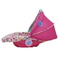 thumbnail image 3 of Baby Alive: Deluxe Doll Car Seat - Pink & Rainbow - 3-in-1, Fits Dolls Up to 18, Multifunctional Unit That Can Be Used As A Doll Carrier Or A Feeding Chair, Pretend Play for Kids Ages 3+, 3 of 5