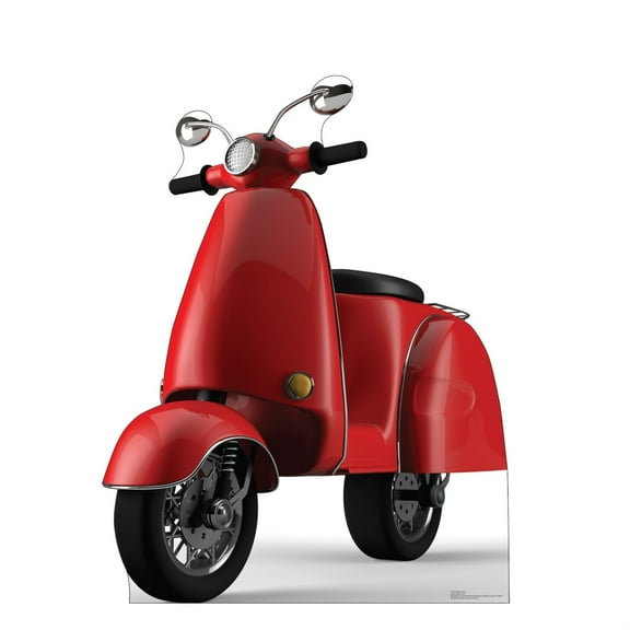 Cardboard People Vespa Scooter Life Size Cardboard Cutout Standup