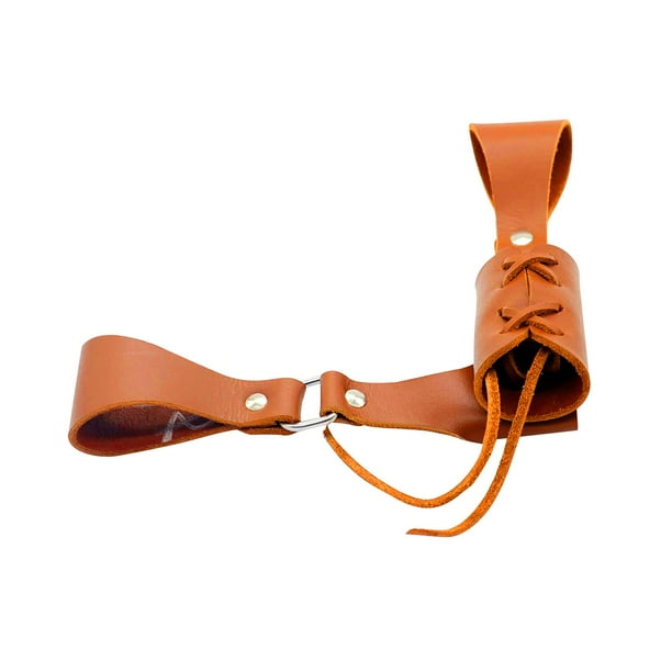 Soporte de cinturón de Medieval Frog Rapier, cordones ajustables de cuero PU, Medieval Rana para Assassin Pirate Cosplay Performance Marrón CUTICAT Rana espada