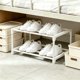 thumbnail image 4 of Under Bed Shoe Rack, 2-Tier Space Saving Organizer with Non-Slip Design, Sturdy Durable for Dorm Closet, 4 of 6