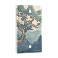 thumbnail image 2 of Yayeee Blank Wall Plate Cover 1-Gang 4.5"x2.7" Home Unused Decorative Outlet, Tree in The Mountains, 2 of 7