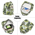 thumbnail image 5 of FORMRS Mini Backpack Purse for Women Travel Daypack Casual Shoulder Bag, Gray Floral, 5 of 7