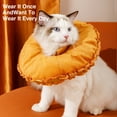 thumbnail image 3 of Cat Recovery Cone - Friendly to Skin, Non-Irritating, Ultra-Light, Wear Resistant, Super Soft, Anti-licking, Adjustable, Pet Surgery Wound Healing Comfy Protection Collar, Pet Supplies, 3 of 8