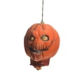 thumbnail image 1 of Decoración de cabeza de calabaza de látex para Halloween, TKYGU, terrorífica, 1 of 2
