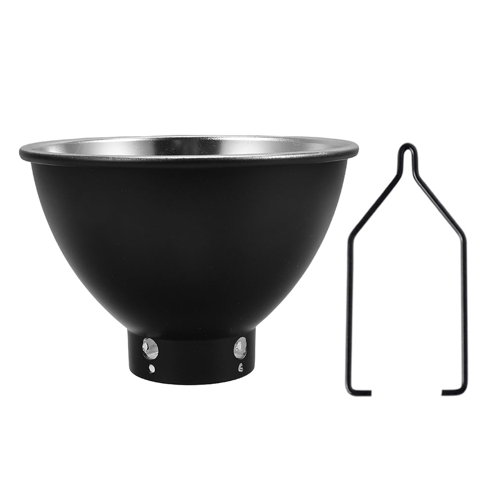 Toyandona Precision Crafted Black Reptile Heat Lamp Dome for Terrarium Use with Stable Long Term Performance