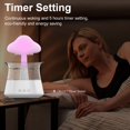 thumbnail image 4 of Cloud Rain Humidifier for bedroom with Soothing Rain Sounds - Bedroom Sleep Aid, Waterfall Night Light, Mushroom Design Air Moisturizer for bedroom and li, 4 of 9