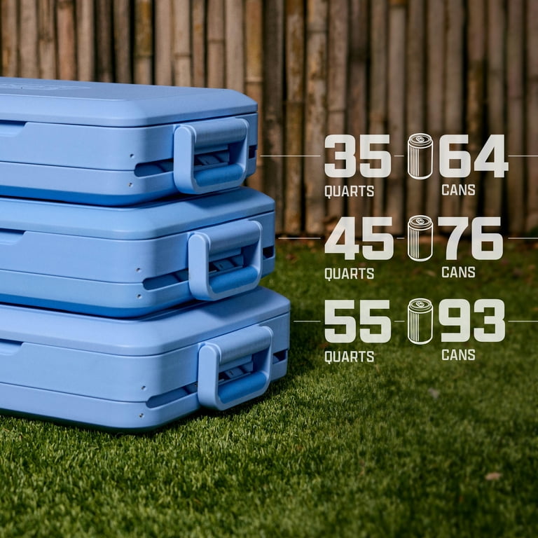 Coleman Snap 'N Go 35-Quart Collapsible Hard-Sided Cooler, Ice
