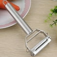 thumbnail image 4 of 1pc 2 In 1 Fruit Parer  Stainless Steel Grater, 4 of 7