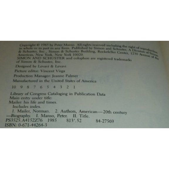 Pre-Owned Mailer: His Life and Times Hardcover