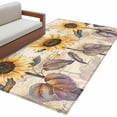 thumbnail image 2 of 3'x5' Area Rugs, Sunflower Indoor Outdoor Area Rug for Living Room Bedroom, Yellow Summer Botanical Farmhouse Flower Washable Bathroom Rugs Kitchen Floor Carpet Mats Home Decor Aesthetic, 2 of 8