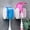 2pcs-pb, variant on Toothbrush Holders for Bathrooms【Upgrade Single Slot Design】 Toothbrush Holder Wall Mounted with Cover Moisture-Proof and Dust-Proof Toothbrush Storage Organizer for Shower Family and Travel 3PCS