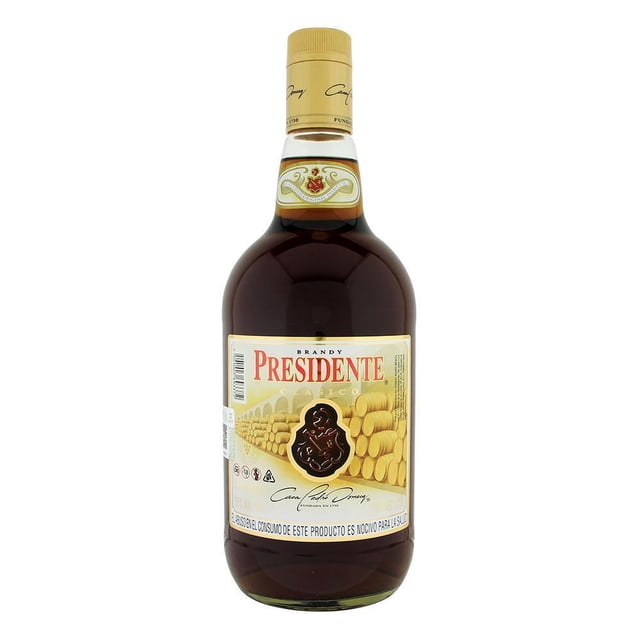 Paquete de 3 Brandy Presidente Clasico 1.75 L