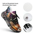 thumbnail image 4 of 2024 Seashell On The Beach Women Or Men Lace Up Flat Sneakers Female Mesh Walking Footwear, 4 of 8