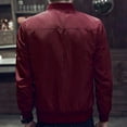 thumbnail image 3 of zttd men winter warm jacket overcoat outwear slim long sleeve zipper tops blouse, 3 of 9