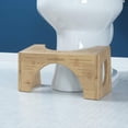 thumbnail image 3 of Taburete para inodoro Squatty Potty The Original Bamboo Flip Brown, 3 of 5