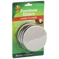 thumbnail image 3 of Duck Brand 3.5 in. Felt Hard Floor Brown Furniture Sliders, 3 of 9