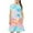 *Multicolor, variant on Girls Clothes Short Sleeve Gradient Print Toddler Kids Girls Cute Stretchy A Line Dress 4-14 Years