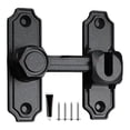 thumbnail image 3 of simhoa Barn Door Lock Portable Stylish Flip Latch for Sliding Doors Bathroom Closet Black, 3 of 8