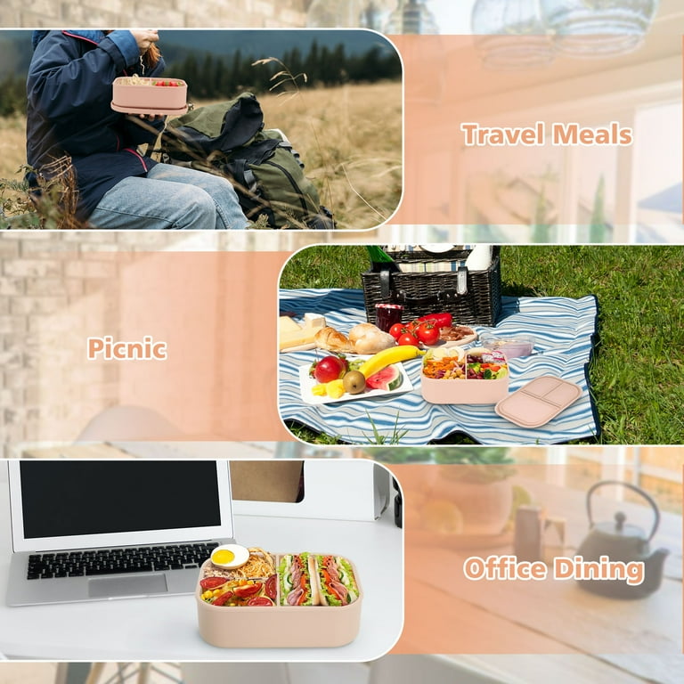 LELE LIFE Contenitore per il pranzo in silicone a prova di perdite