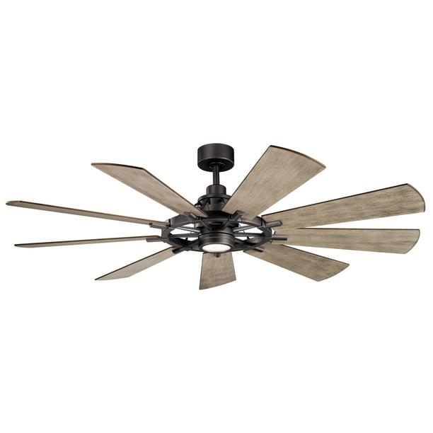 Kichler 300265 Gentry 65 9 Blade Indoor Outdoor Dc Motor Ceiling Fan Com Outdoor Dc Motor Ceiling Fan, Dc Motor Ceiling Fan