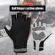 thumbnail image 1 of Guantes de bicicleta Guantes de equitación transpirables Equipo de ciclismo reflectante (Negro L), 1 of 5