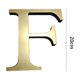 thumbnail image 4 of Letras Inglesas Pegatinas Pared 20 Cm Calcomanías 3d Acrílico para Del (f), 4 of 9