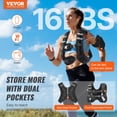 thumbnail image 2 of Chaleco pesado VEVOR de 7,26 kg con banda reflectante para hombre y mujer, 2 of 9