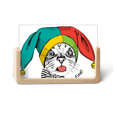 thumbnail image 1 of Foolscap estoy bien gato blanco proteger animal mascota amante Pantalla de escritorio fotográfica de madera, 1 of 4