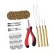thumbnail image 3 of Kit de herramientas de extensión de cabello, suministros de salón, 500 anillos de cuentas de silicona, dispositivo de peinado portátil para peluqueros 7 colores, 3 of 8