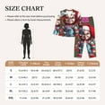 thumbnail image 6 of Lsque Chucky Pattern Long Sleeve Pajama Set for Women - Soft 2-Piece Sleepwear and Loungewear Set with Pockets, Comfy Nightwear, 6 of 8