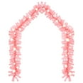 thumbnail image 3 of vidaXL Christmas Garland Artificial LED Lights Pink, 3 of 12