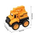 thumbnail image 6 of VANLOFE Best Gift Bulldozer Toy Aged 1+ Children's Simulation Engineering Vehicle Vehicle Model Excavator Bulldozer Toy, 6 of 6